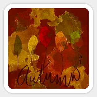 Autumn Leaves Sticker